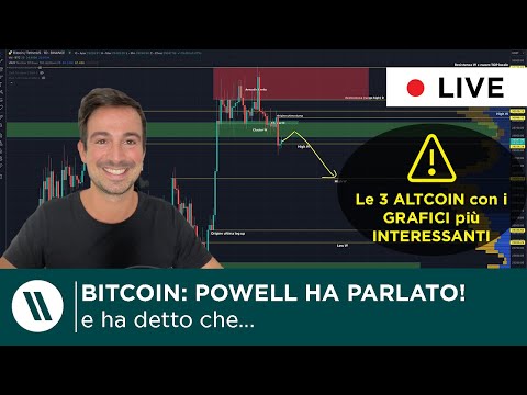 BITCOIN: POWELL RIVELA I SUOI PIANI (attenzione!)  LE 3 ALTCOIN PIU INTERESSANTI IN QUESTO MOMENTO!