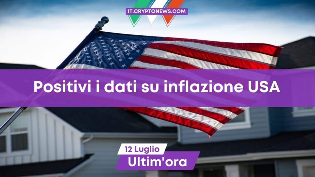 Inflazione USA migliore delle aspettative, crypto in movimento!