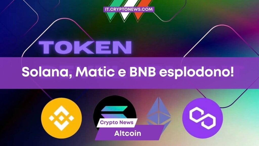 Solana, BNB e MATIC fanno meglio di Bitcoin ma questa crypto sta volando!