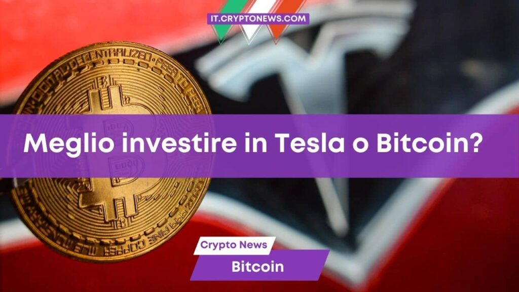 Meglio investire in Tesla o Bitcoin? Il confronto a 6 mesi e 1 anno!
