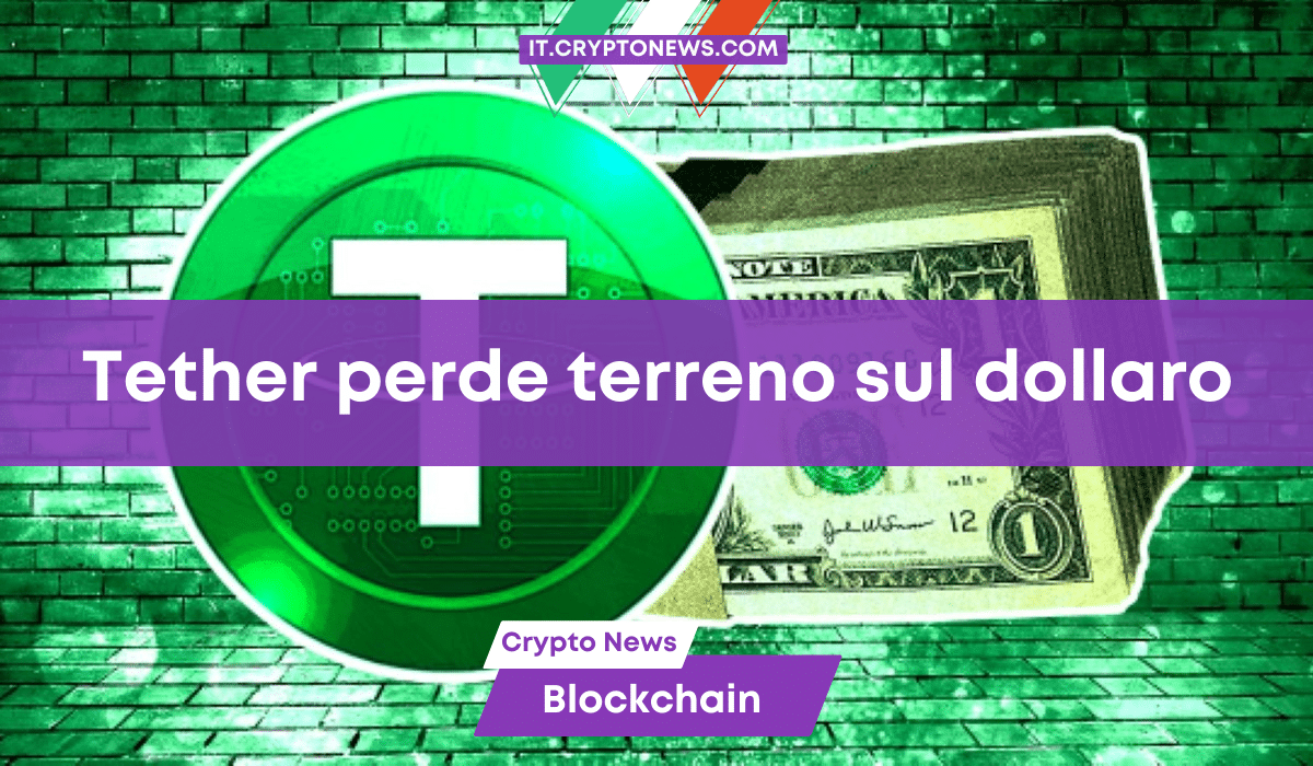 Tether perde terreno rispetto al dollaro USA sul DEX Curve Finance