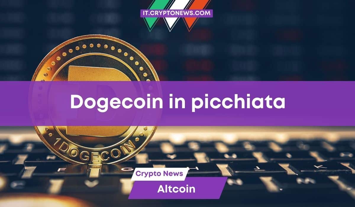 Dogecoin in picchiata mentre un’altra crypto si avvicina ai $25 milioni