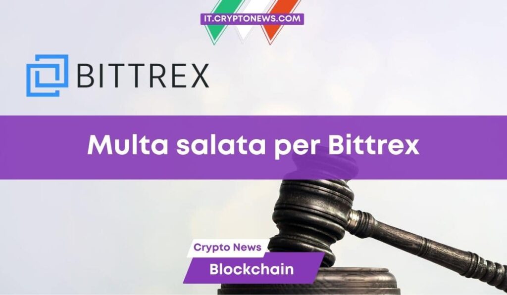 Nuovo colpo della SEC: multa da $24milioni a Bittrex!