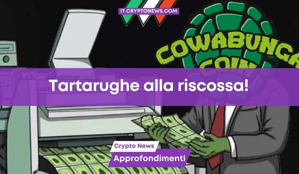 Ai nastri di partenza la nuova memecoin COWABUNGA. Potere alla pizza!