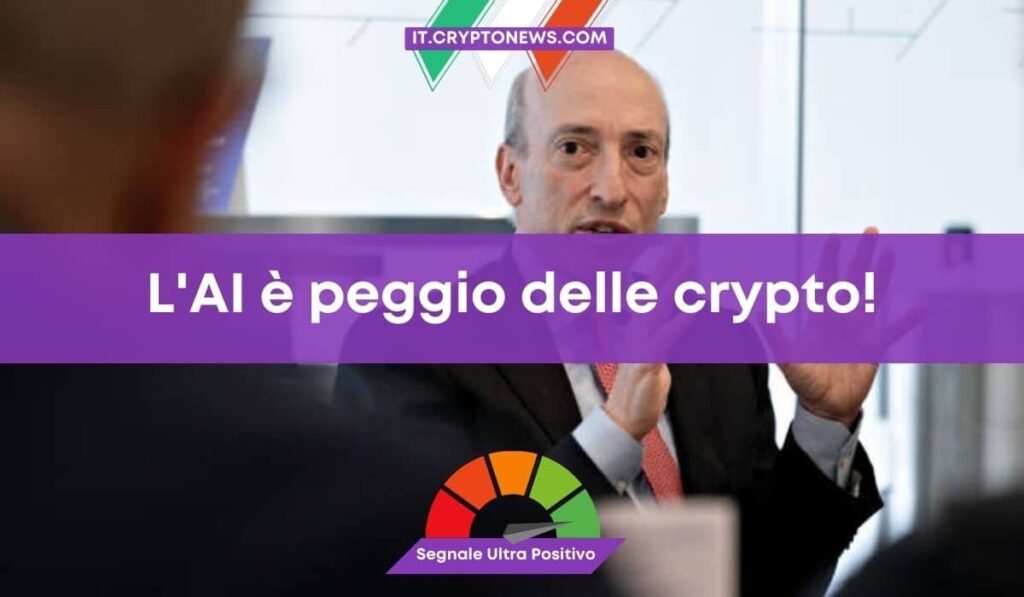 Gary Gensler mette l’AI davanti alle criptovalute: è più pericolosa!