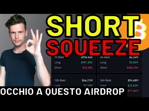 💣✍️ SQUEEZE DA MANUALE! AIRDROP TOP IN ARRIVO ✍️💣 MORNING w/CRYPTO: BITCOIN / ALTCOINS [t.sensitive]