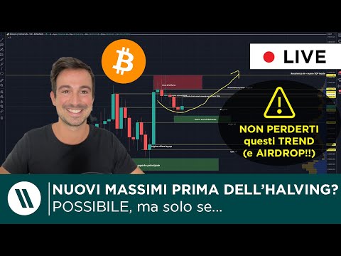 BITCOIN FARA’ NUOVI MASSIMI PRIMA DELL’HALVING??  NON PERDERTI QUESTI TREND!! (e possibili AIRDROP)