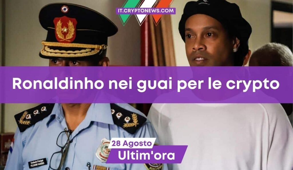 Ronaldinho nei guai con le crypto non si presenta all’udienza e rischia questo!