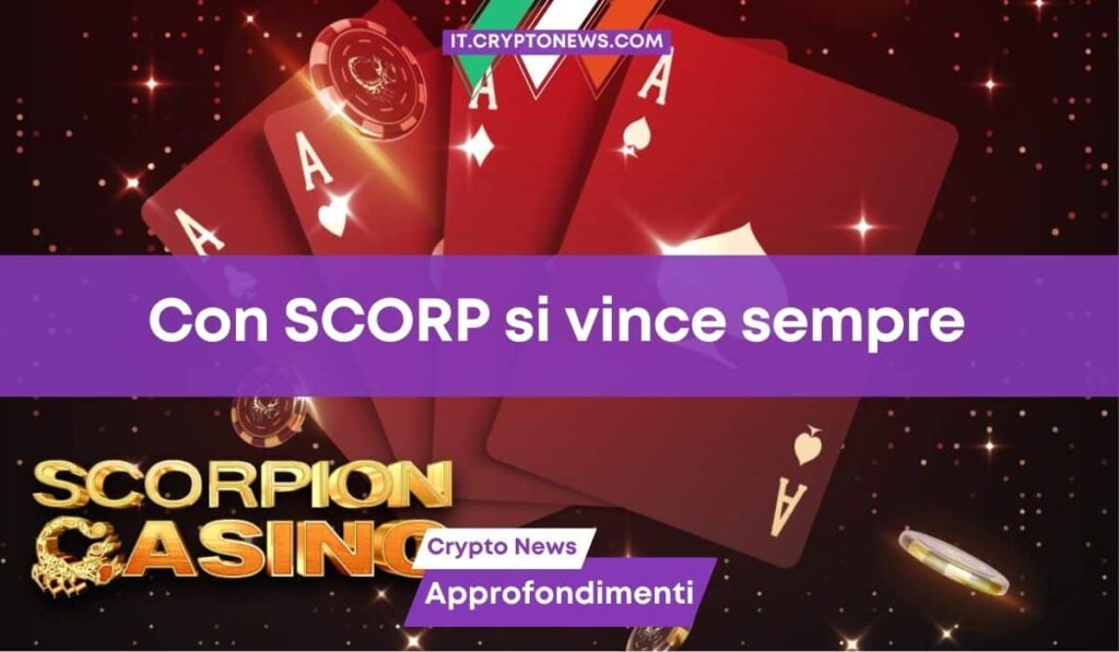 Il piano di $SCORP per generare rendite col mercato in salita e in perdita