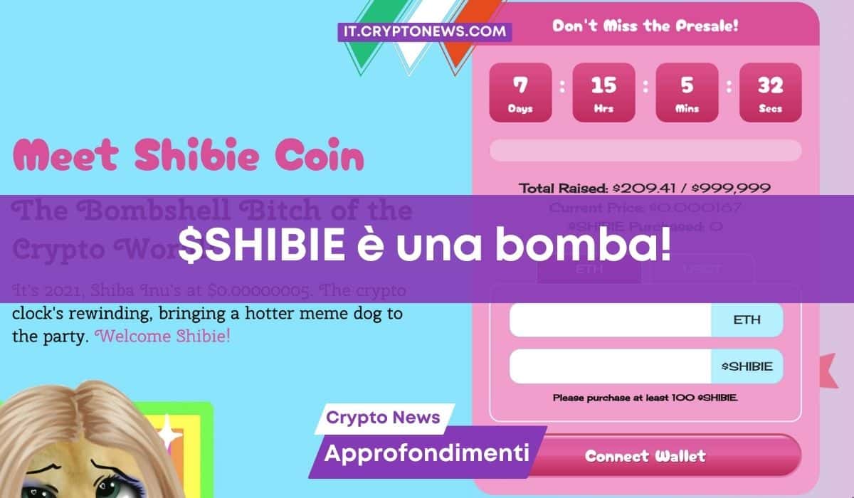 Una nuova memecoin si prepara a fare il botto! Dove arriverà il prezzo di $SHIBIE?