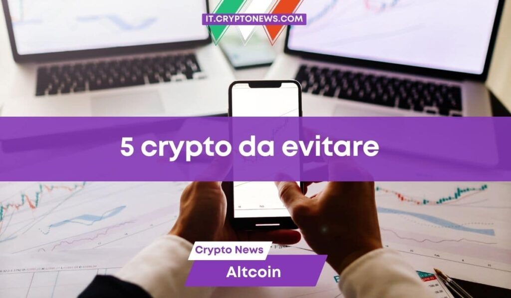 Le 5 criptovalute da evitare come la peste questa settimana!