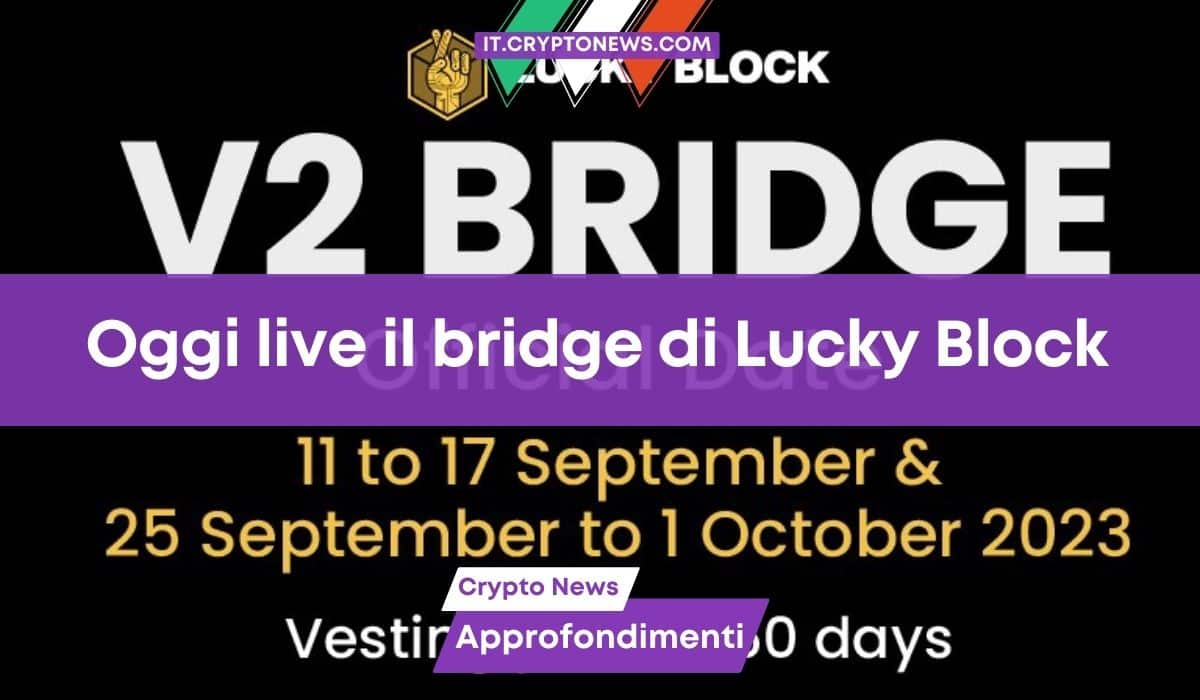 Pronto per il lancio il casino crypto online Lucky Block – Apre il bridge per LBLOCK