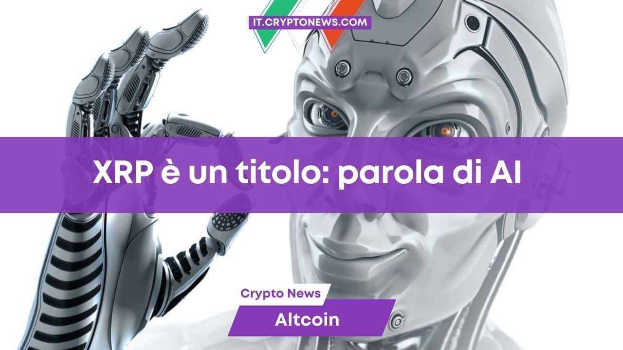 L’intelligenza artificiale di ChatGPT ci ha confessato che XRP è un titolo azionario!