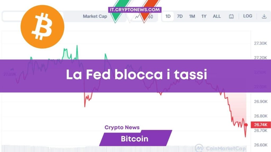 Previsione prezzo Bitcoin: La Fed lascia invariati i tassi, quali effetti su BTC?