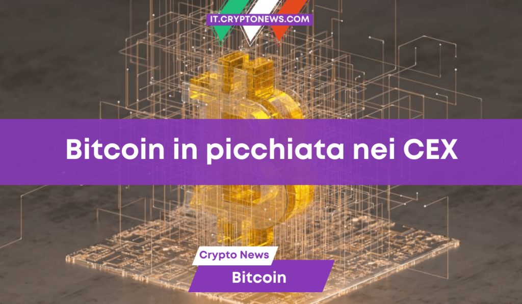 Bitcoin in picchiata nei CEX – Caos sui mercati criptovalutari