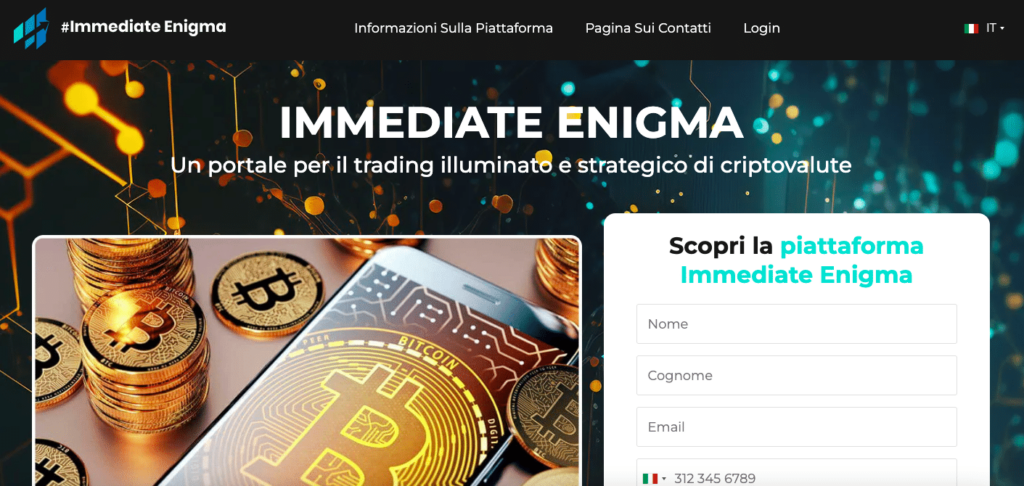 Cos’è Immediate Enigma (o Immediate Momentum) – Tutta la verità sul bot di trading