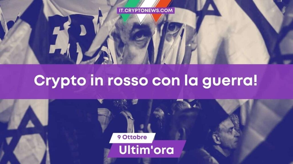 I venti di guerra spingono il mercato crypto in rosso – Il punto della situazione!