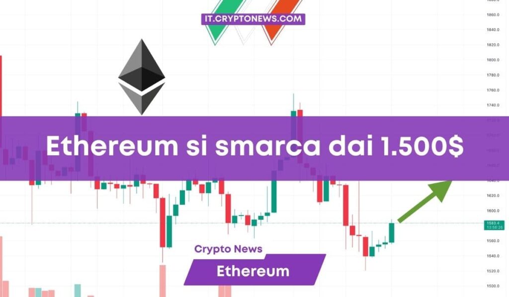 Previsione prezzo Ethereum: ETH in ripresa punta oltre i 1.500$