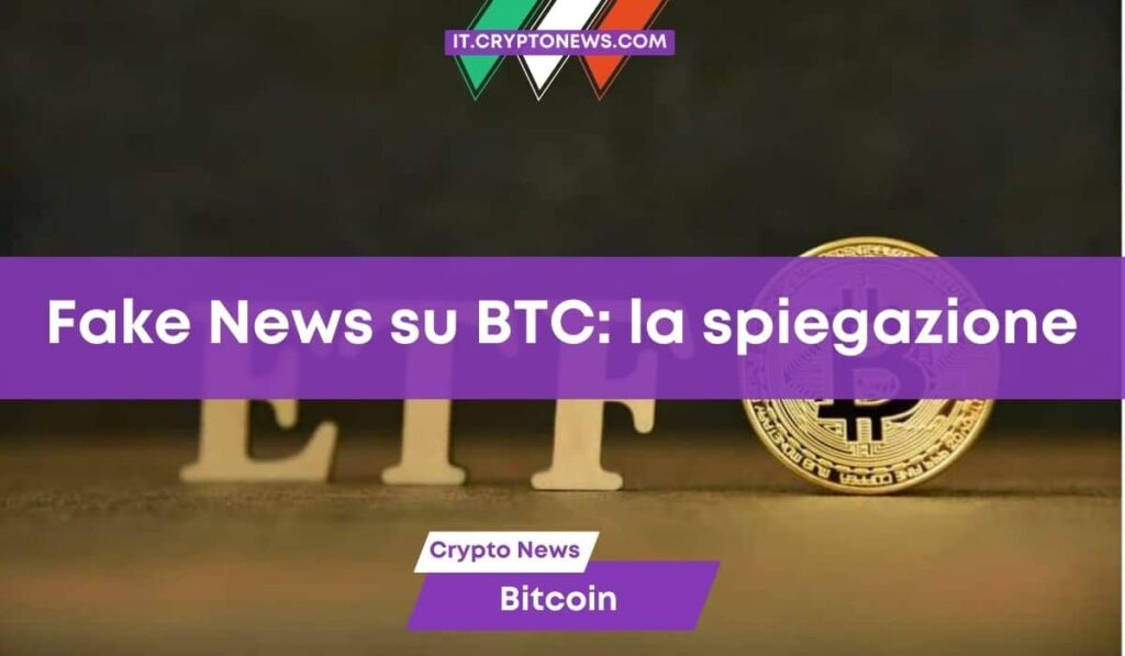 La Fake News sull’ETF di Bitcoin è costata 154 milioni di dollari agli investitori!