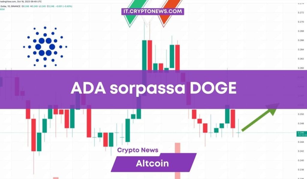 ADA supera Dogecoin in classifica. È il momento di comprare?