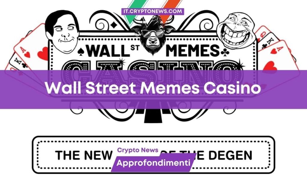 Wall Street Meme Casino: il gioco d’azzardo sbarca su Telegram con le crypto