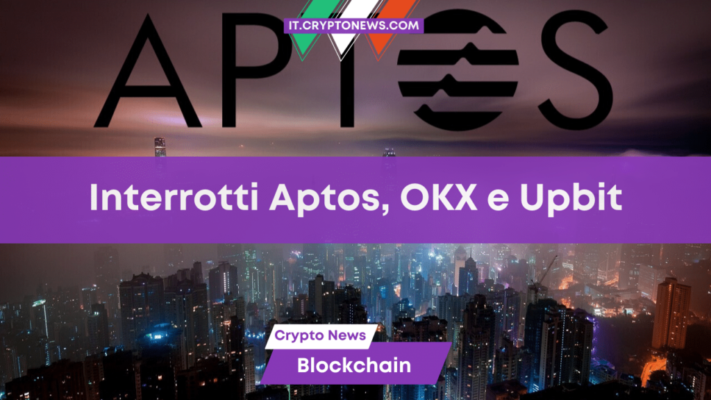 Aptos riprende le attività di rete dopo cinque ore: OKX e Upbit interrompono le transazioni