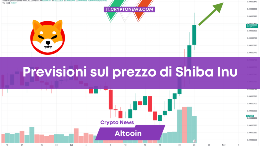 Previsione del prezzo di Shiba Inu: il rialzo del 10% in 24 ore suscita ottimismo