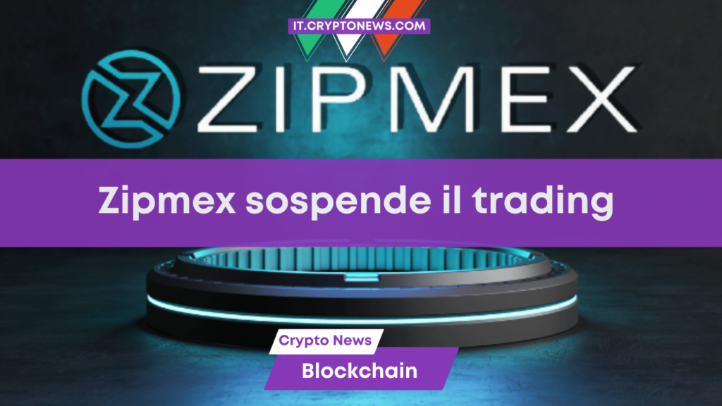 Zipmex Thailandia sospende il trading di criptovalute