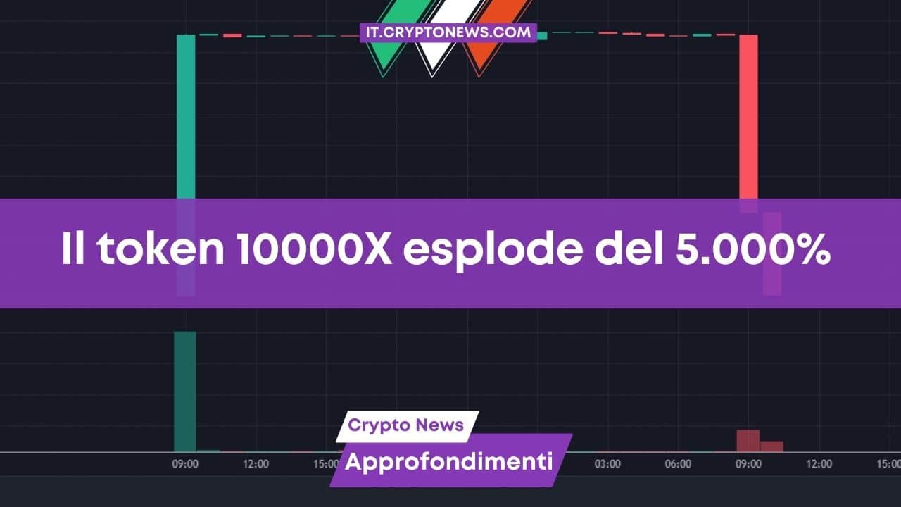 Il token 10000X esplode del 5.000% mentre Bitcoin ETF Token diventa virale