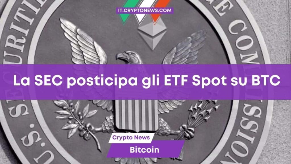 La SEC posticipa gli ETF Spot su Bitcoin di Franklin Templeton e Hashdex