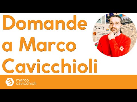Domande in diretta a Marco Cavicchioli, 16/11/2023