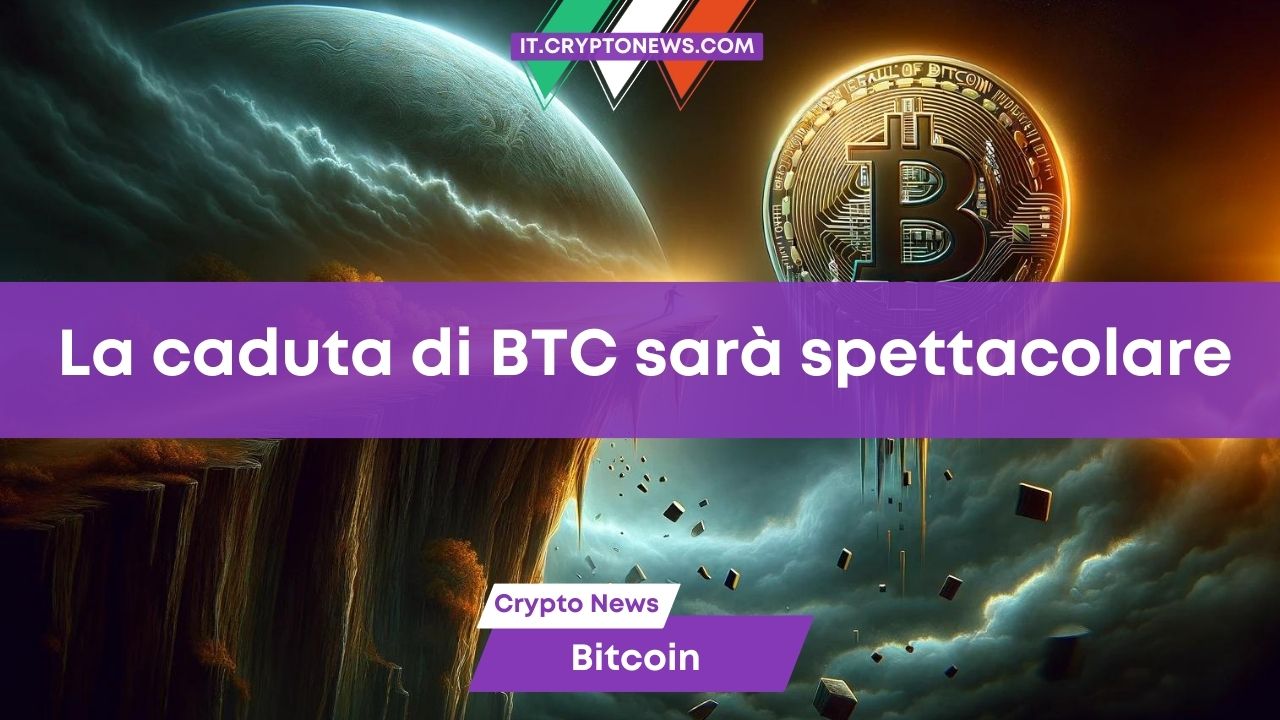 Il crollo di Bitcoin sarà “più spettacolare del suo rally”: lo dice un famoso economista