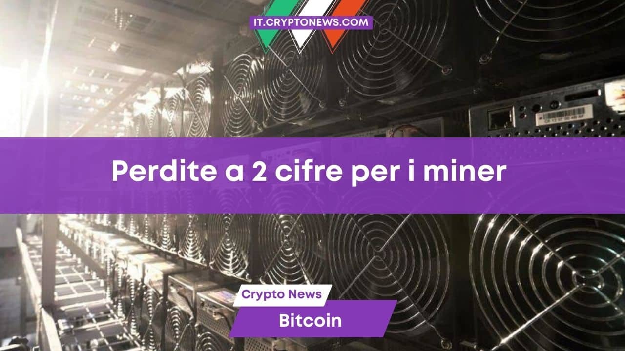 I miners quotati in borsa subiscono perdite violente con il crollo di BTC