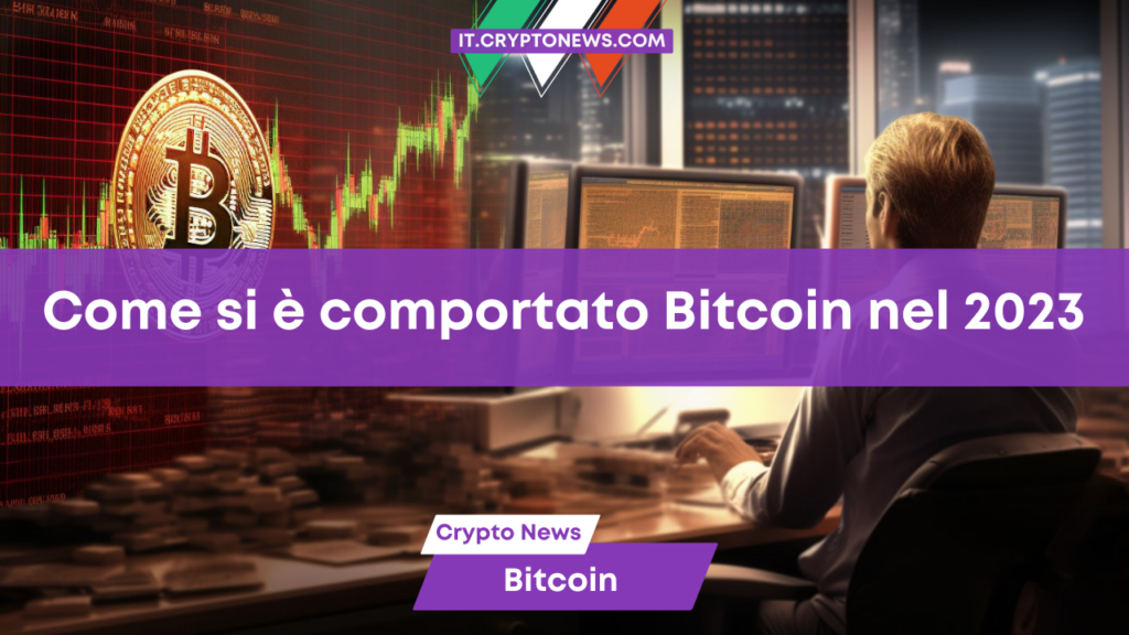 Ecco come si è comportato Bitcoin nel 2023
