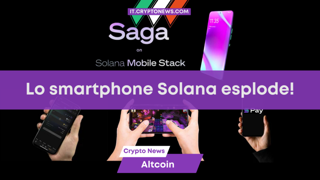 Le vendite dello smartphone di Solana (Saga) aumentano grazie agli airdrop di BONK