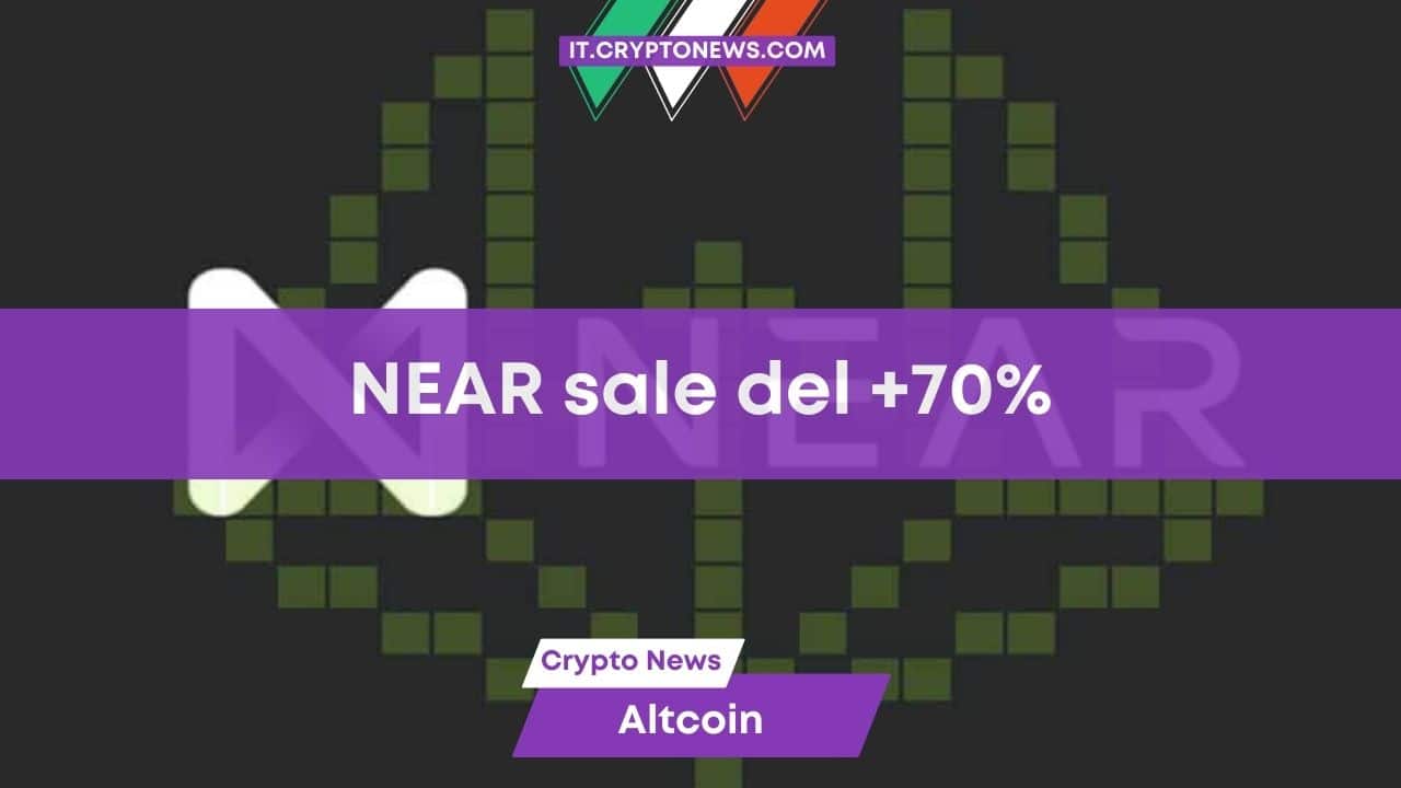 Il token crypto NEAR ha registrato un’impennata del 70% nel corso della settimana