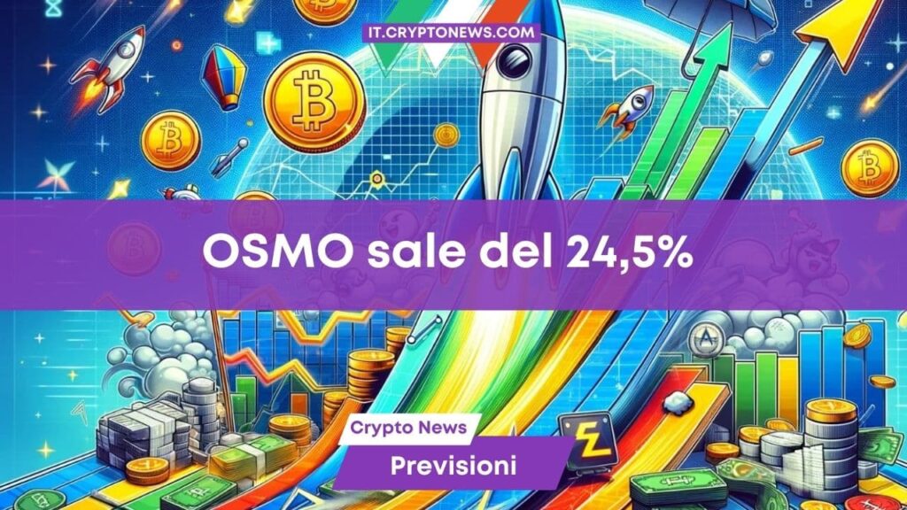 OSMO sale del 24,5% mentre una nuova meme coin si prepara al listing