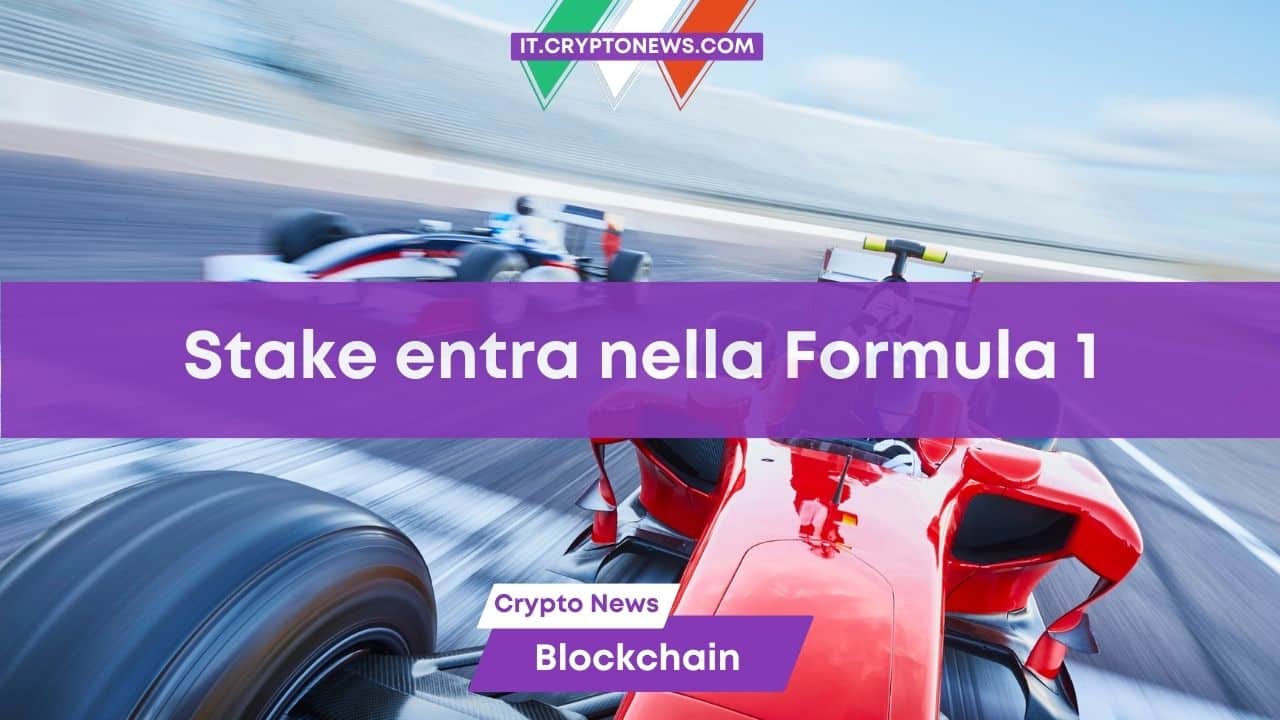 Le crypto entrano nel mondo della Formula 1 grazie a Stake