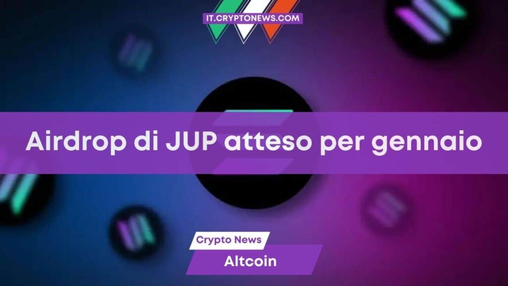 Jupiter annuncia l’airdrop del suo token JUP per la fine di gennaio