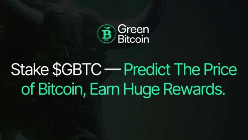 Green Bitcoin (GBTC) permette di guadagnare enormi ricompense grazie al Predict-To-Earn