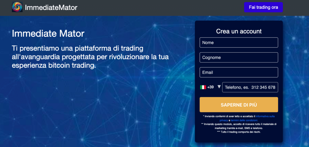 Recensione della piattaforma Immediate Mator (Quantumator) – Truffa o software di trading affidabile?