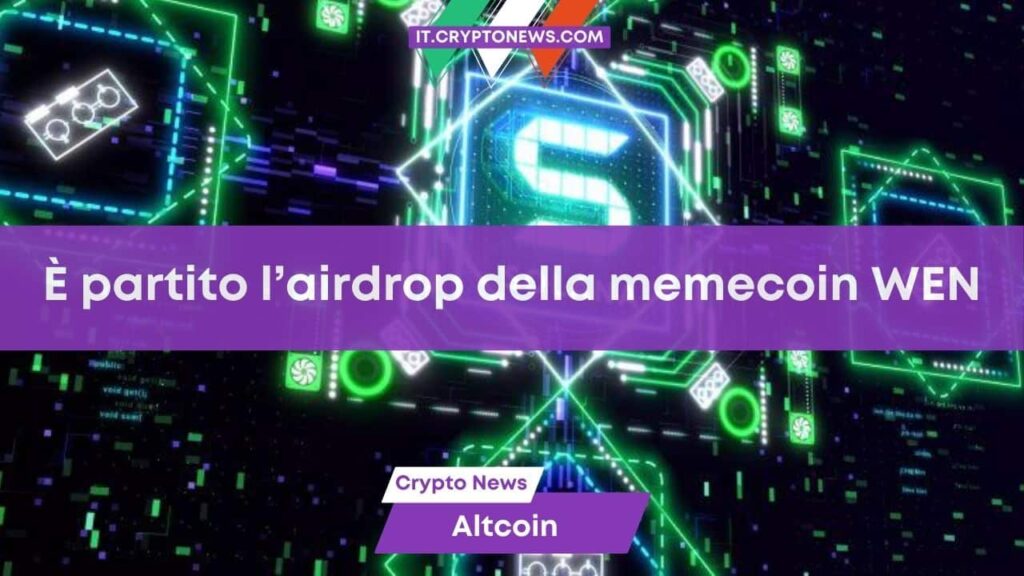 Airdrop WEN – La nuova memecoin di Solana arriva a 1 milione di wallet