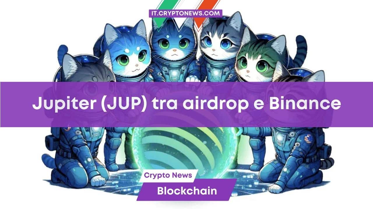 Jupiter lancia l’airdrop di JUP, con il token che approda anche sull’exchange di Binance