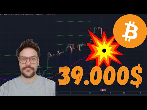 NON E’ FINITA! BITCOIN CROLLA A 39.000$! ADESSO?! RETEST E RECUPERO?!