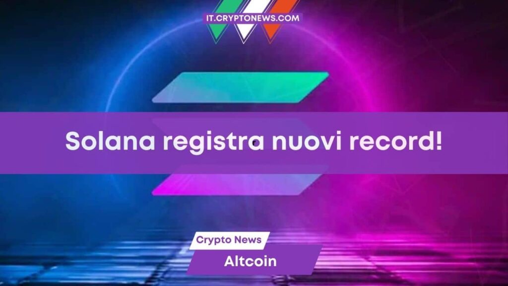 Solana continua a battere record – Cresce il numero di transazioni