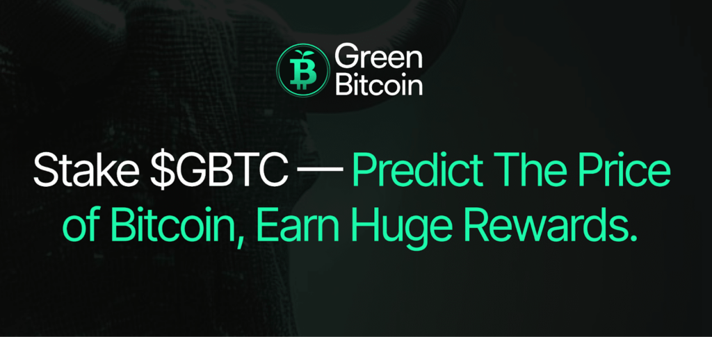 Green Bitcoin ($GBTC): Scopri l’innovativo modello Predict-2-Earn con un’anima green