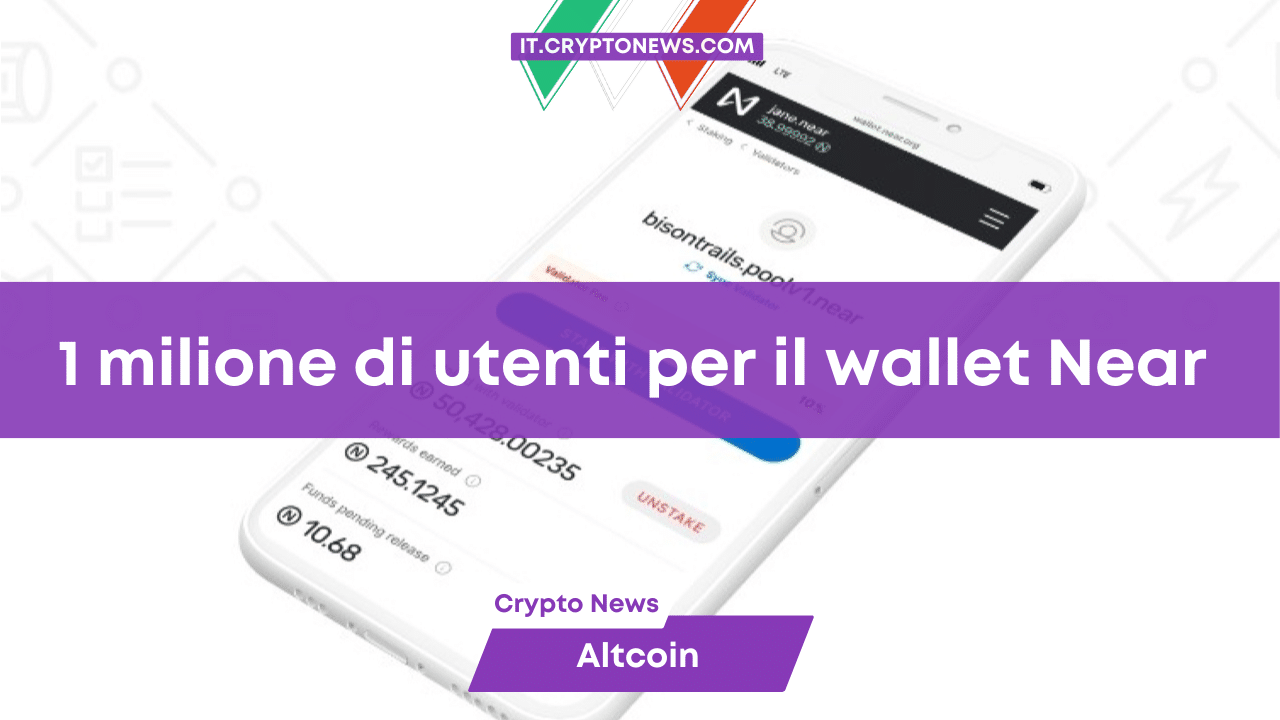 1 milione di utenti Telegram hanno creato un Wallet per NEAR in soli 10 giorni