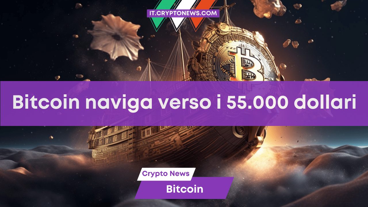 Previsioni prezzo Bitcoin: BTC si dirige verso i 55.000 dollari