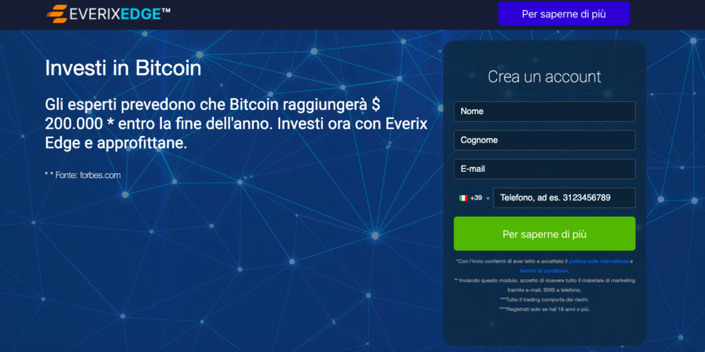 Tutto sulla piattaforma di trading Everix Edge – Recensione aggiornata al 2024