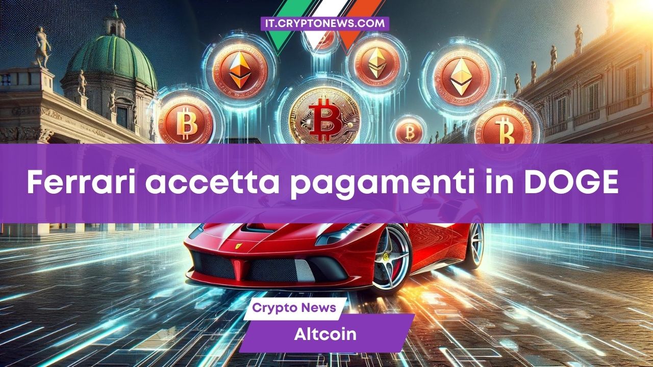 La Ferrari ora accetta pagamenti anche in Dogecoin (DOGE)